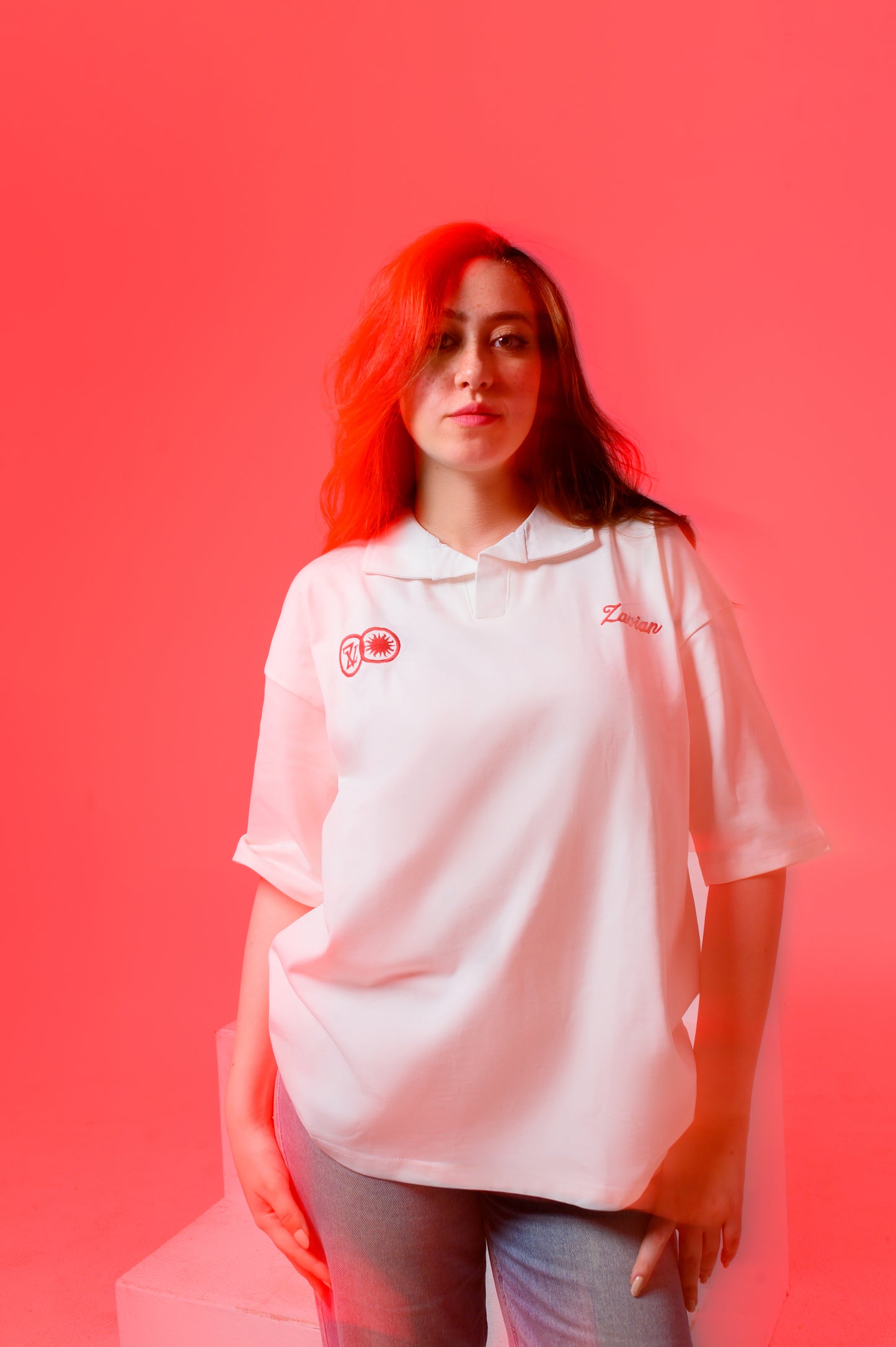 Polo in white