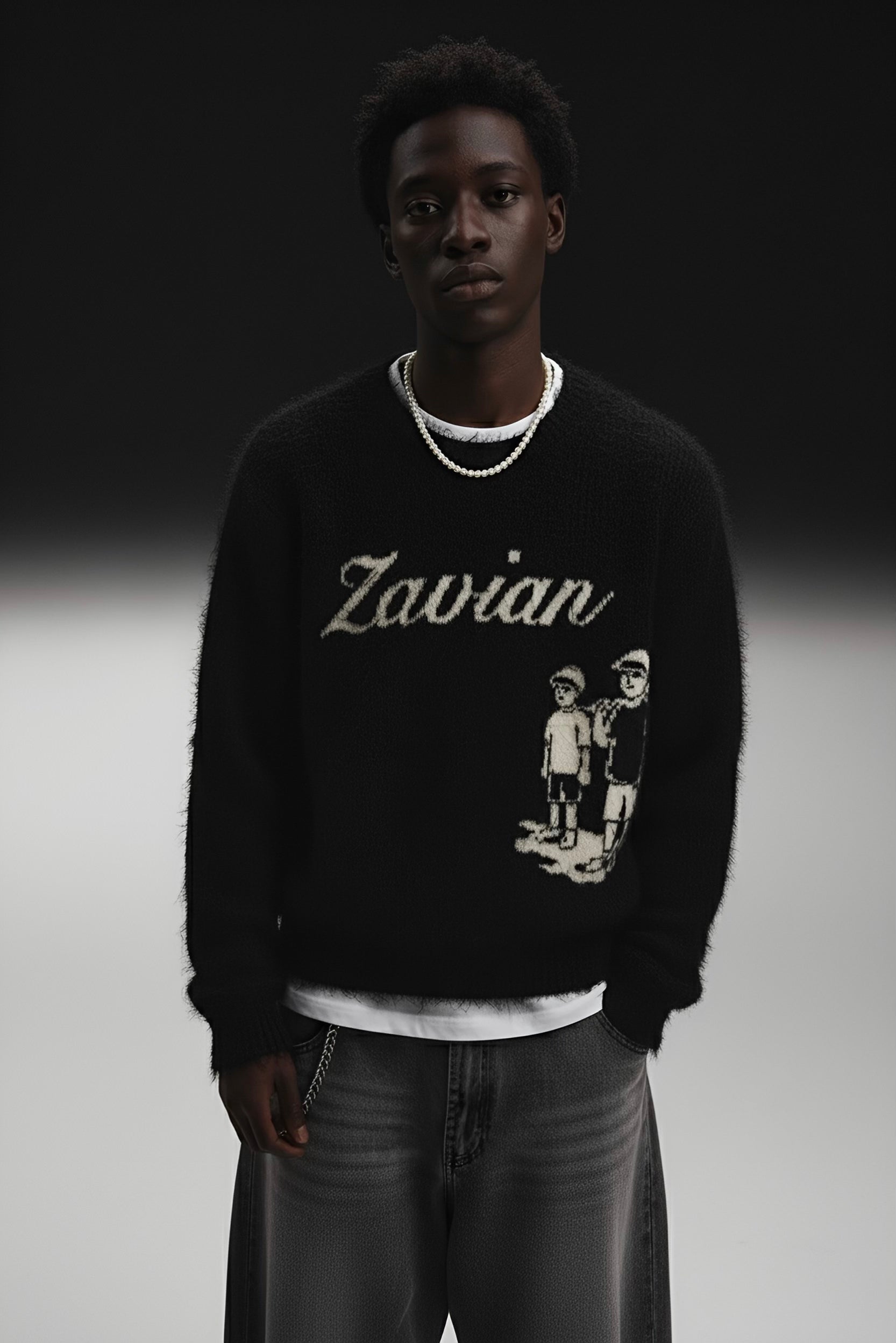 ZAVAIN mohair sweater